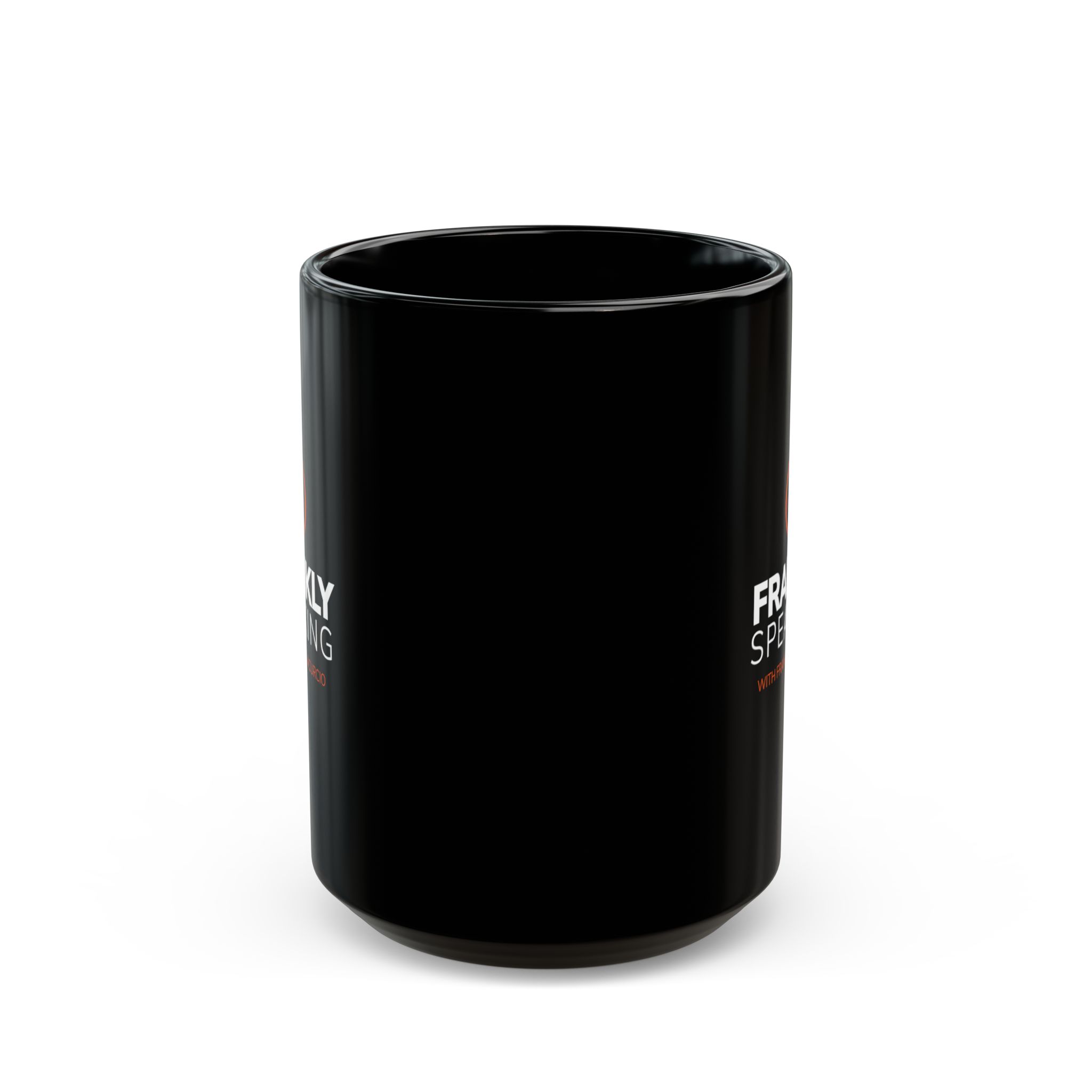 Black Frankly Speaking Mug